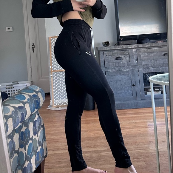 Gymshark Pants - Gymshark black joggers size XS